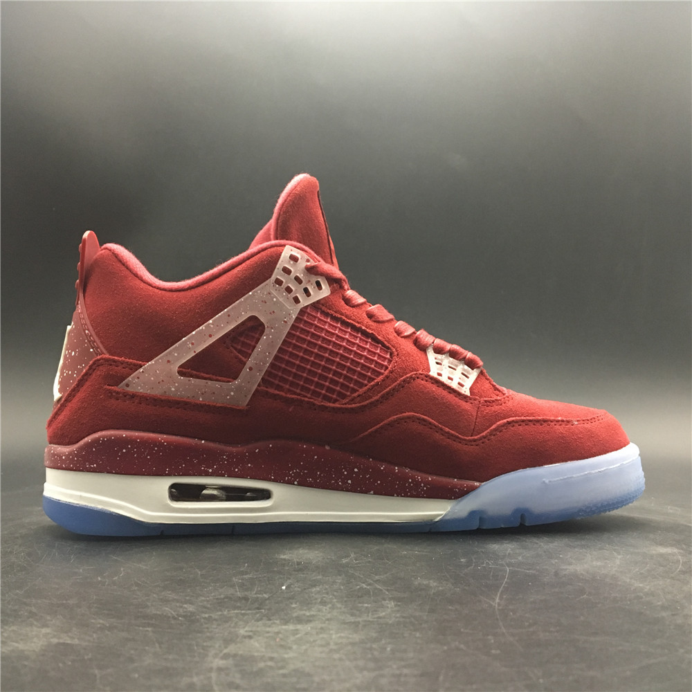 New Jordan 4 Retro Red Ice Sole - Click Image to Close